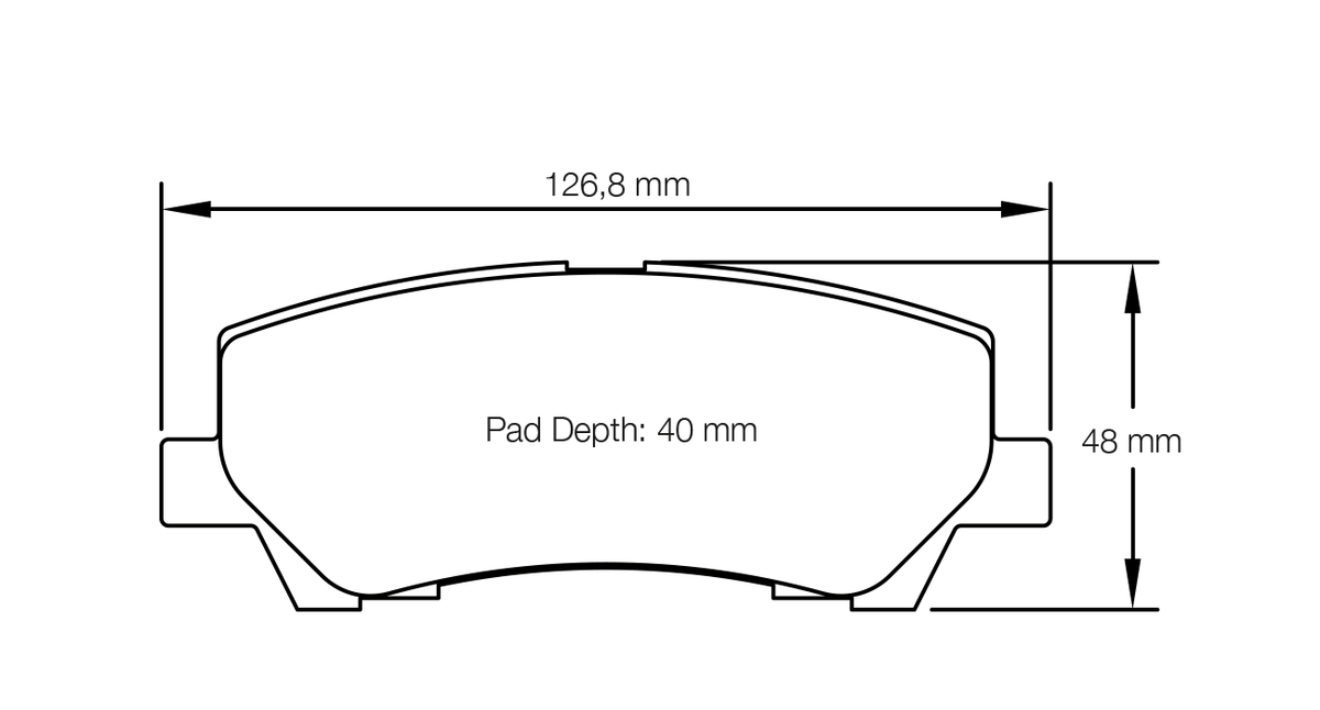 PAGID 8204-RSL29 Rear Brake Pads for FORD Mustang GT (performance package - 6 piston Brembo / 15" discs) Photo-0