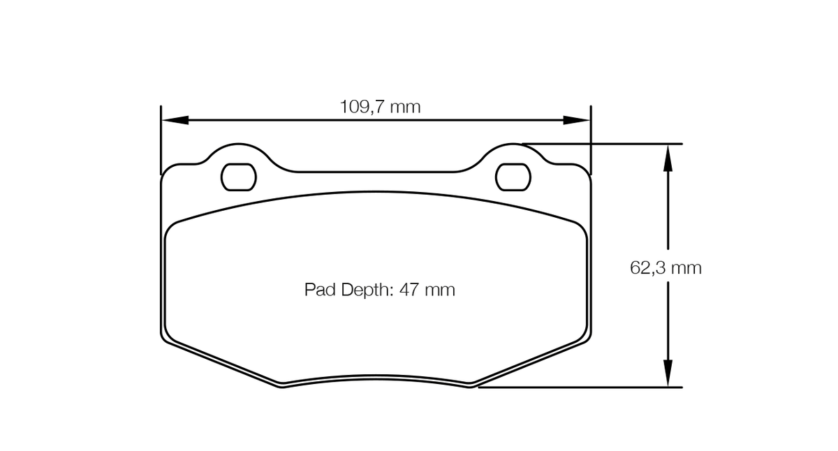 PAGID 8208-RSL29 Rear Brake Pads for CHEVROLET Camaro GT4 R (race car) / FORD Mustang Shelby GT350 Photo-0