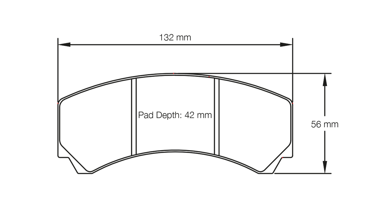 PAGID 8216-RSL2 Brake Pads for AP Racing CP3215 D42 Photo-0