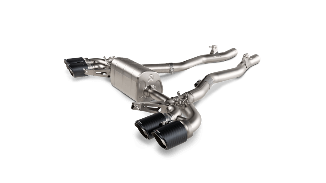 AKRAPOVIC S-BM/T/22H Slip-On Line (Titanium) for BMW M8 / M8 Competition (F91/F92) OPF/GPF 2021-2024 Photo-0