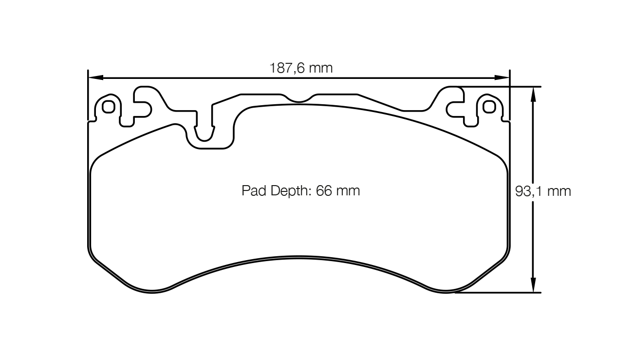 PAGID 8238-RSL29 Front Brake Pads for MERCEDES-Benz AMG GTS (disc Ø 390mm) Photo-0