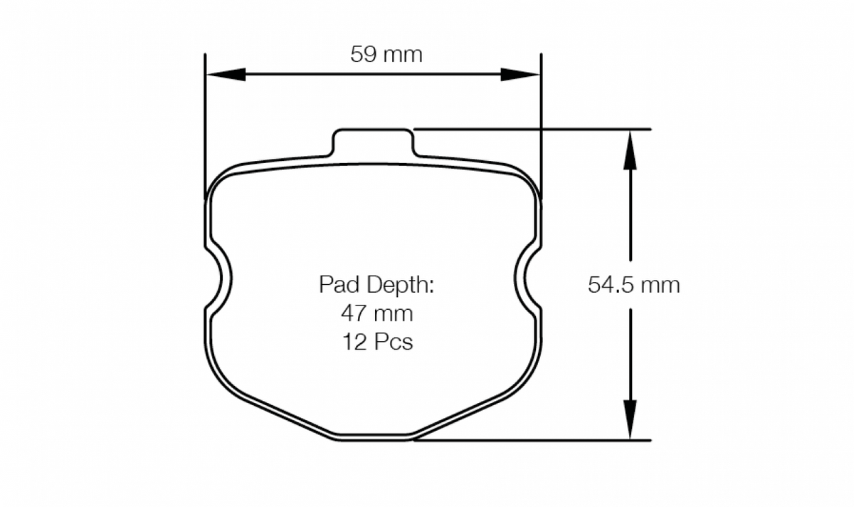 PAGID 8240-RSL29 Brake Pads for (front / rear) for CHEVROLET Corvette C6 Grand Sport 2010-2013 Photo-0