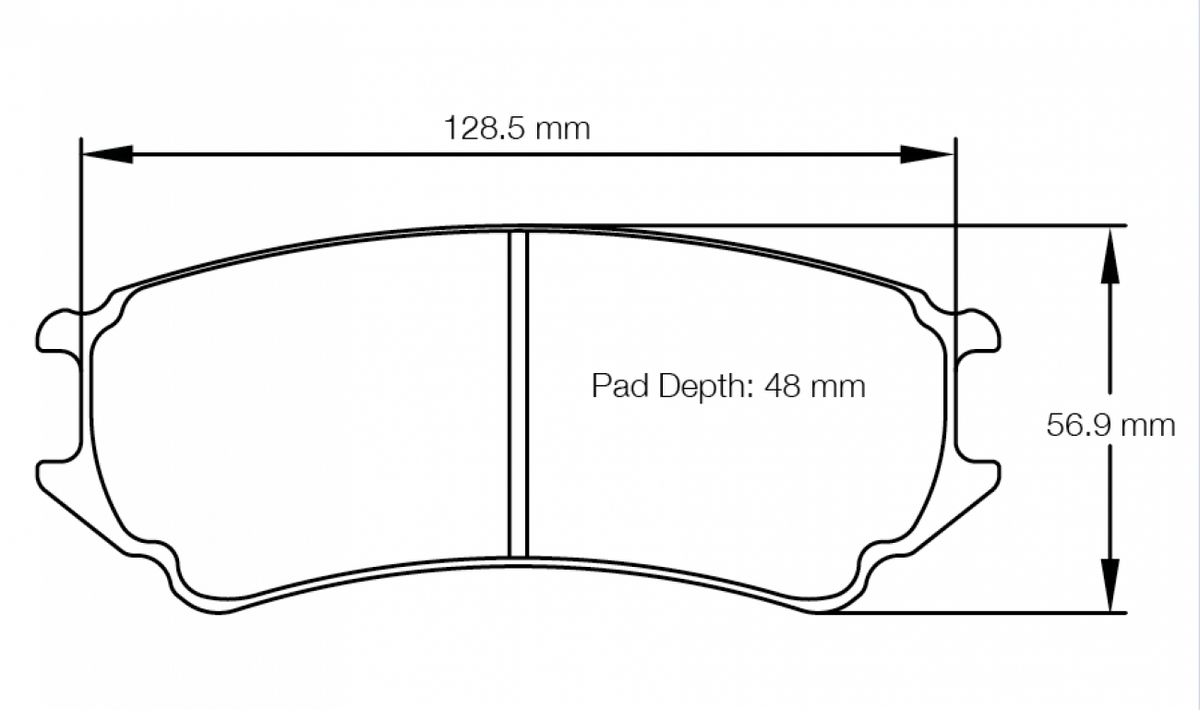 PAGID 8242-RSLD1 Brake Pads for RSL D1 Photo-0