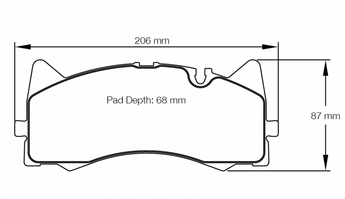 PAGID 8257-RSL29 Front Brake Pads for MERCEDES-Benz AMG GTS / C 63 AMG (W205) (disc Ø 360 mm) Akebono caliper Photo-0