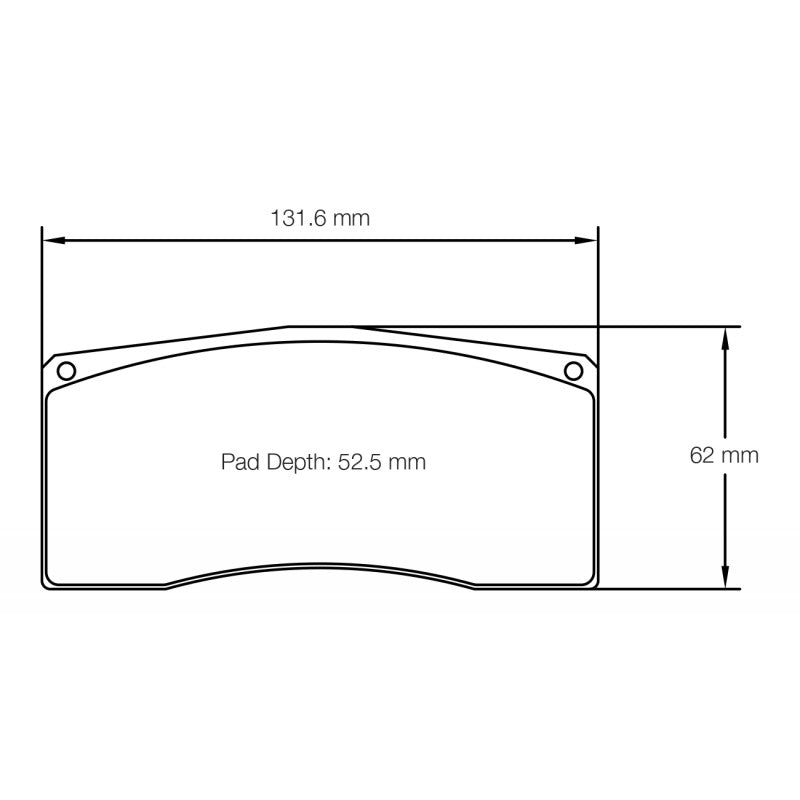 PAGID 8312-RSLD1 Rear Brake Pads for PORSCHE 911 GT3 Cup (992) Endurance 2021+ Photo-1
