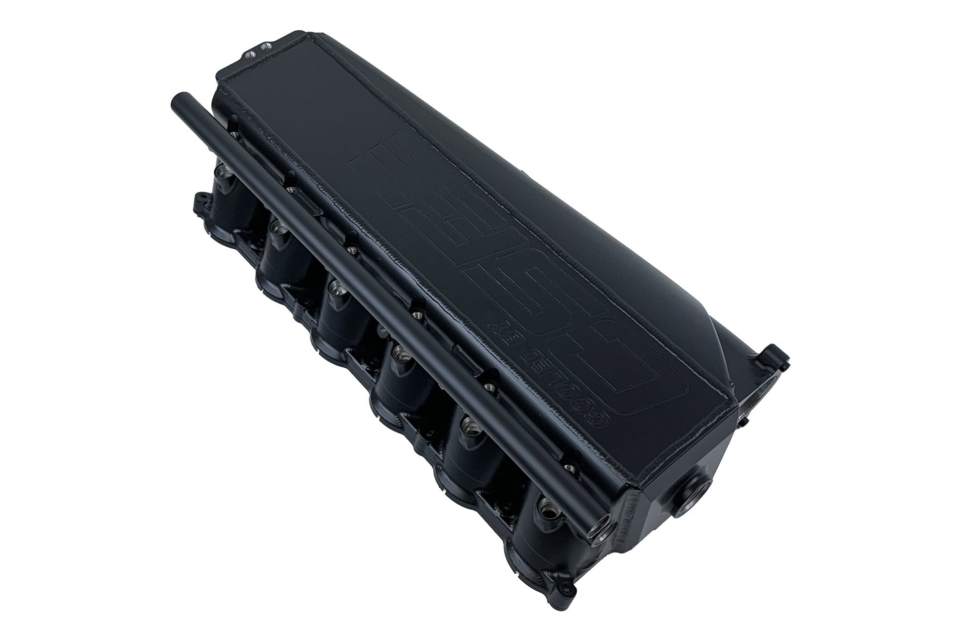 CSF 8400B Charge Air Cooler Manifold RACE X (thermal black finish) for TOYOTA GR Supra (A90/A91) / BMW M340iX (G20/G21) Photo-1