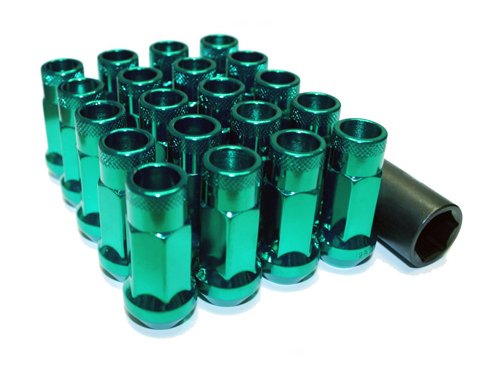 MUTEKI 32906G Lug nuts kit SR48 12x1.50 Green Finish (Open End) Photo-0