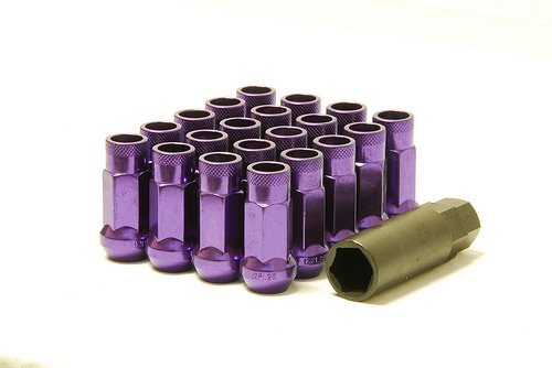 MUTEKI 32905L Lug nuts kit SR48 12x1.25 CH Purple (Open End) Photo-0