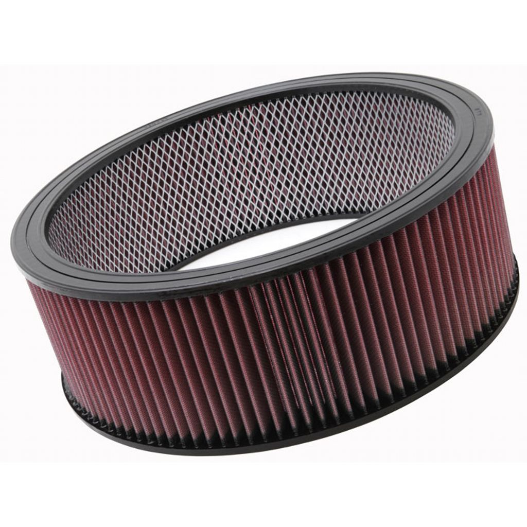 K&N E-3760 Round Air Filter 14"OD,12"ID,5"H; W/INNER WIRE Photo-0