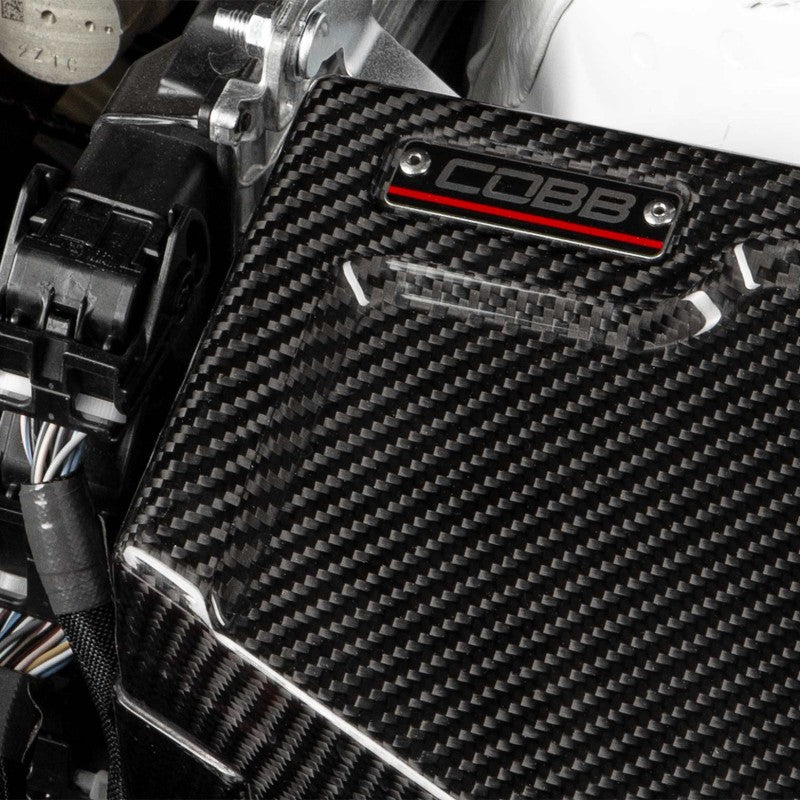 COBB 846665-KIT Fuse Cover Kit Carbon Fiber REDLINE for SUBARU WRX 2022- Photo-4