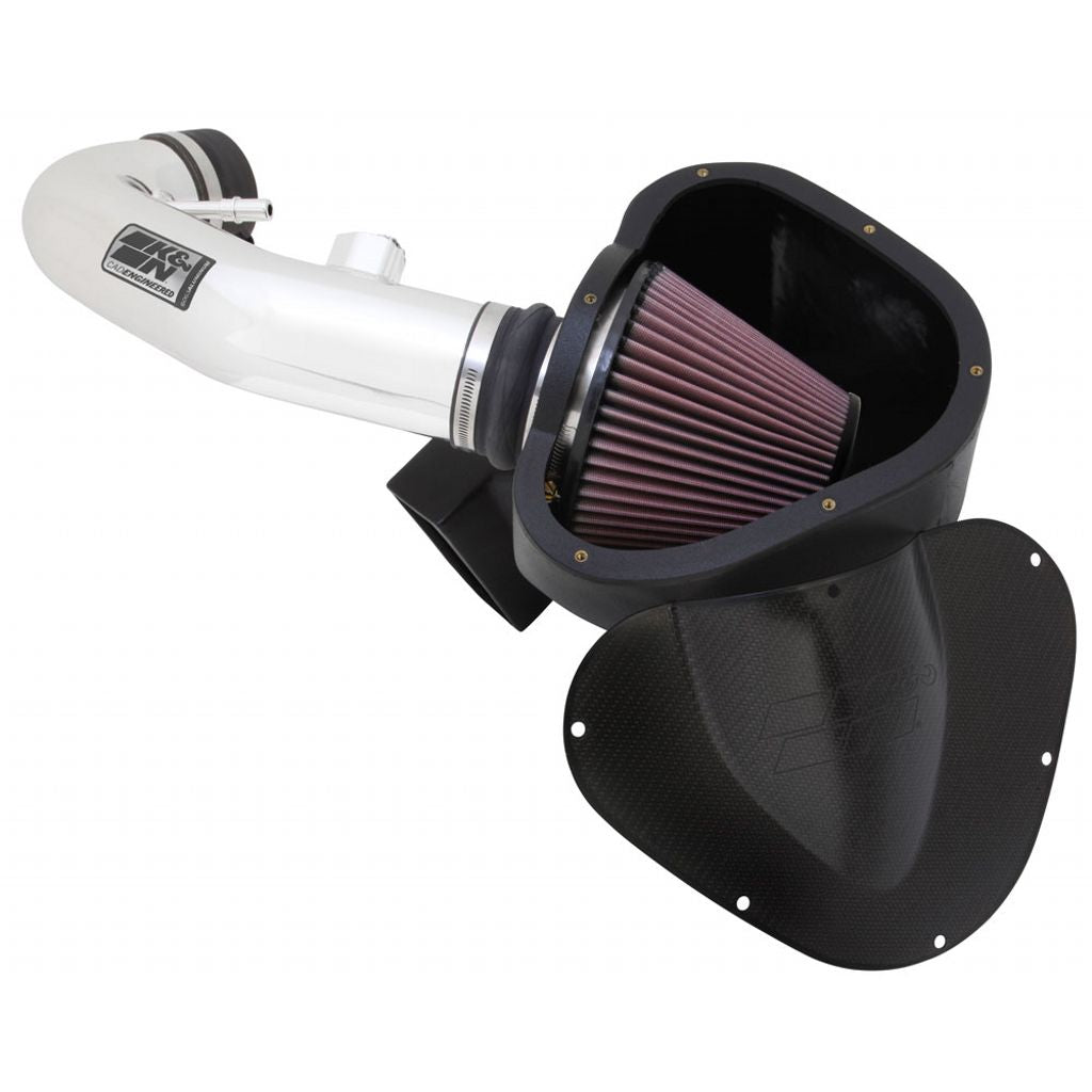 K&N 69-3527TP Performance Air Intake System TYPHOON; FORD MUSTANG GT 5.0L V8, 2011-2014 Photo-0