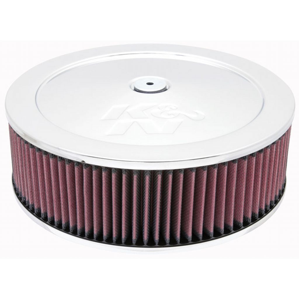K&N 60-1230 Round Air Filter Assembly 7-5/16 FLANGE 11 DIA 4-1/2H Photo-0