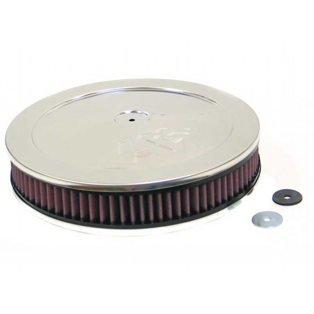 K&N 60-1150 Round Air Filter Assembly 5-1/8" FLG, 11"OD, 3-3/8"H Photo-0