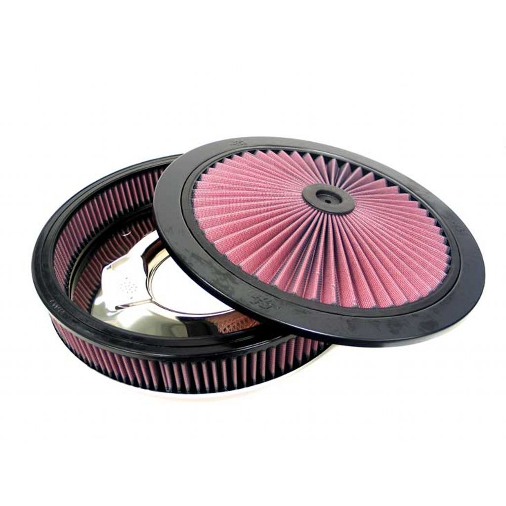 K&N 66-3000 X-Stream Top Assembly 5-1/8" FLG, 14"D, 3-7/8"H VENT W/X-STREAM TOP Photo-0