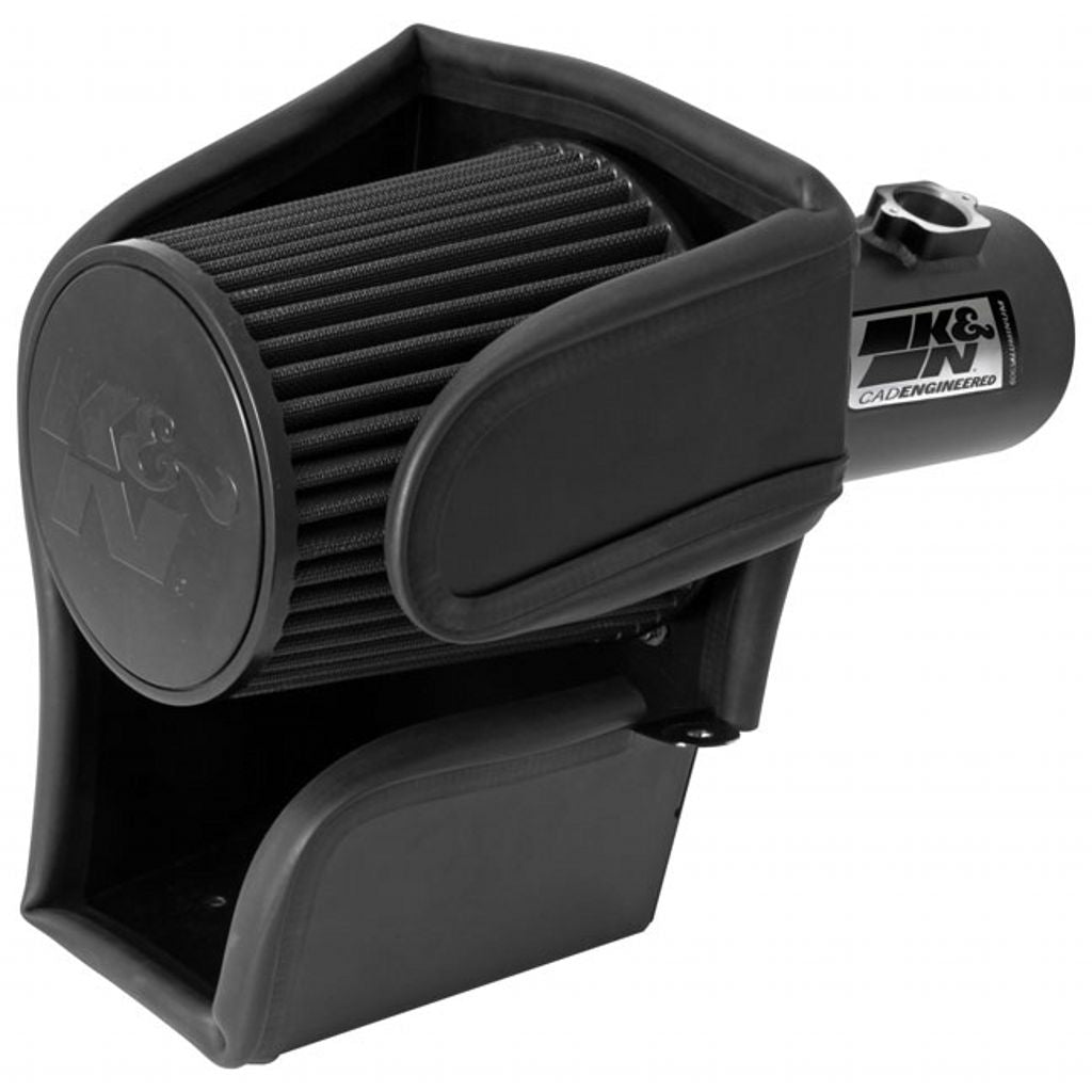 K&N 71-2576 Performance Air Intake System PERF. INTAKE KIT; FORD F-SERIES SD, V8-6.4L, 08-10 Photo-0