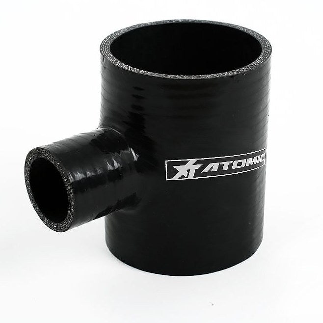 ATOMIC TP63 BLACK Hose silicone T-Piece 63mm Photo-0