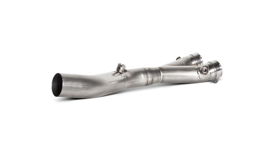 AKRAPOVIC L-Y10SO15T Optional Link Pipe/Collector (Titanium) Yamaha MT-10/FZ-10 2016-2019 Photo-0