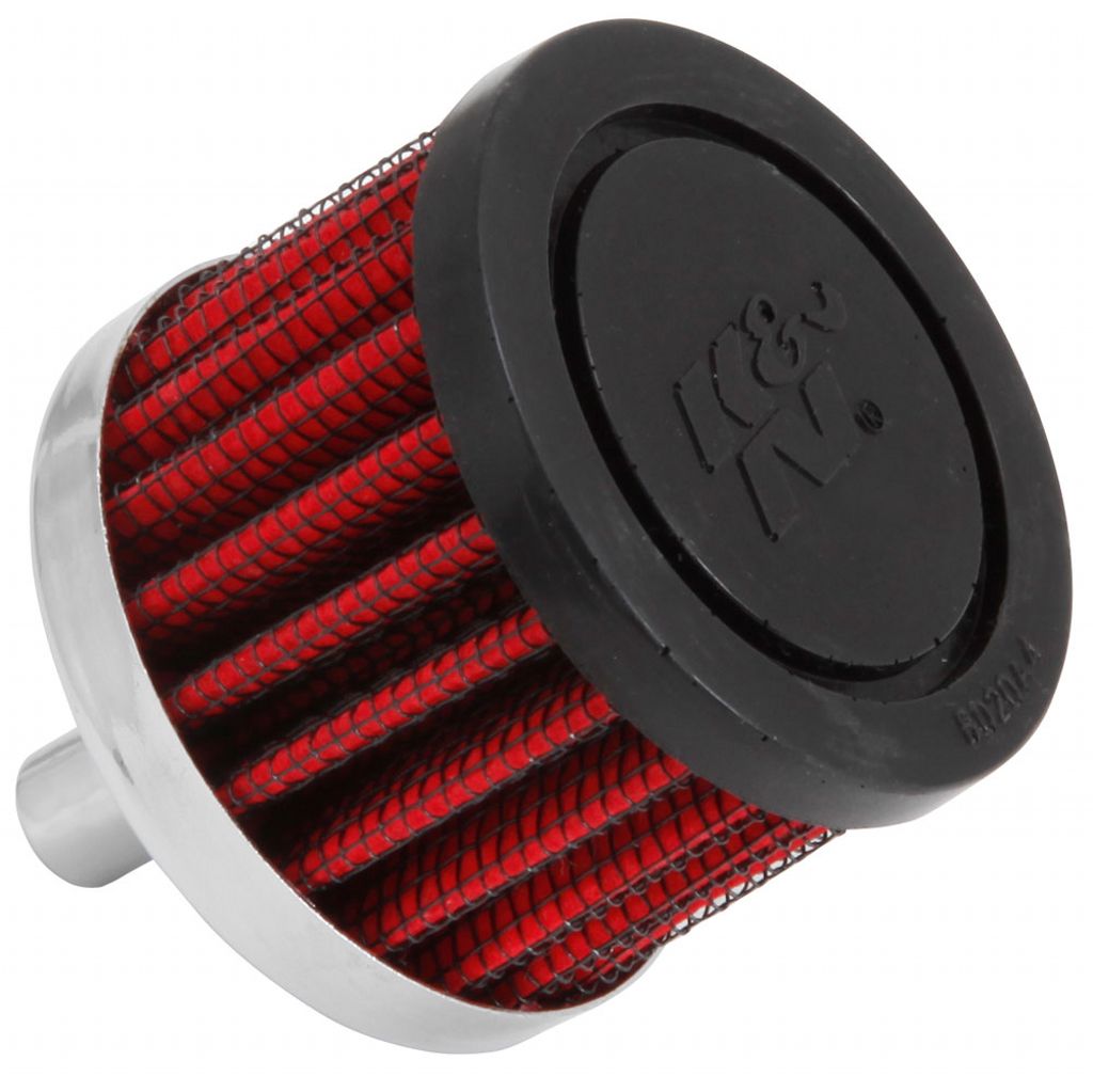 K&N 62-1000 Vent Air Filter/Breather3/8 VENT 2"D, 1-1/2"H STEEL BASE Photo-0
