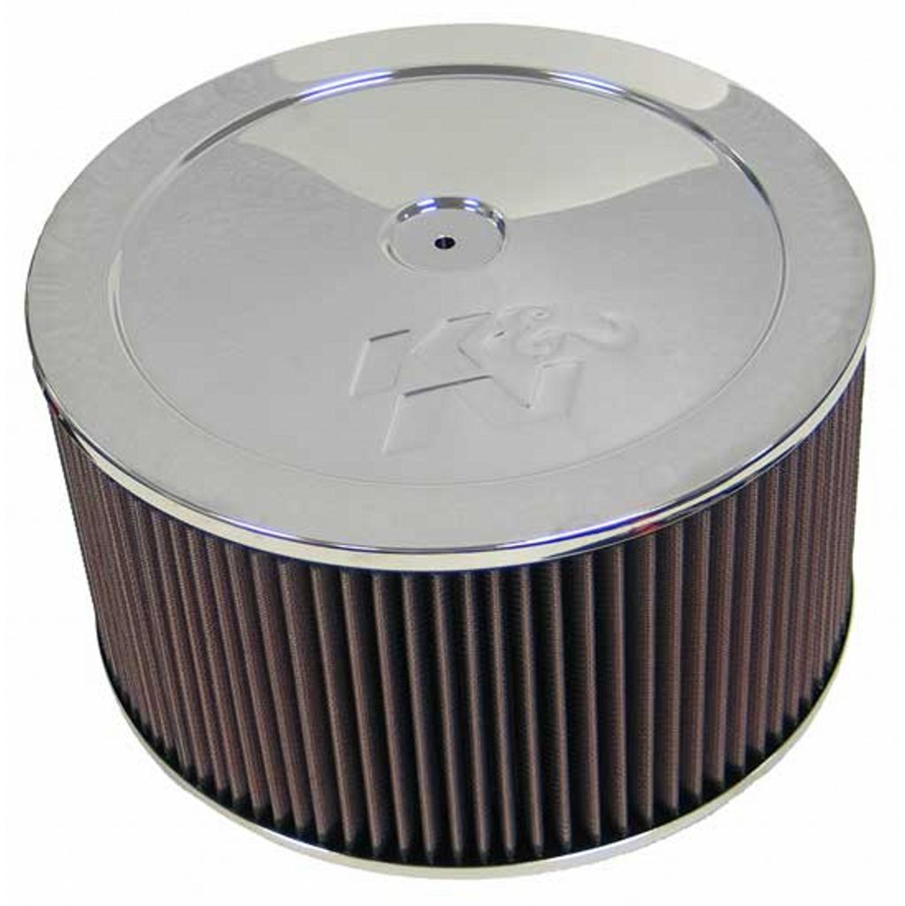 K&N 60-1220 Round Air Filter Assembly 5-1/8"FLG,11"OD,7-1/4"H Photo-0
