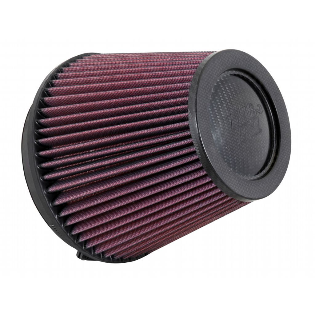 K&N RP-5168 UNIVERSAL Air Filter - CARBON Fiber Top6"FLG, 7-1/2"B, 5"T, 6"H Photo-0