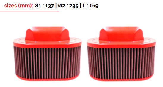 BMC FB789/04 Drop-In air filter for Maserati Ghibli / Quattroporte 3.0 V6 (full set) Photo-0