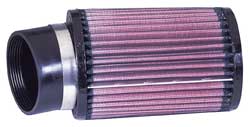 K&N RU-3190 UNIVERSAL Clamp-On Air Filter 2-3/4"20 DEG FLG, 4"OD, 6"H Photo-0