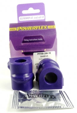 POWERFLEX PFF66-206-18 x2 Front Anti Roll Bar Mounting Bushing (18mm) SAAB9-5 Photo-0