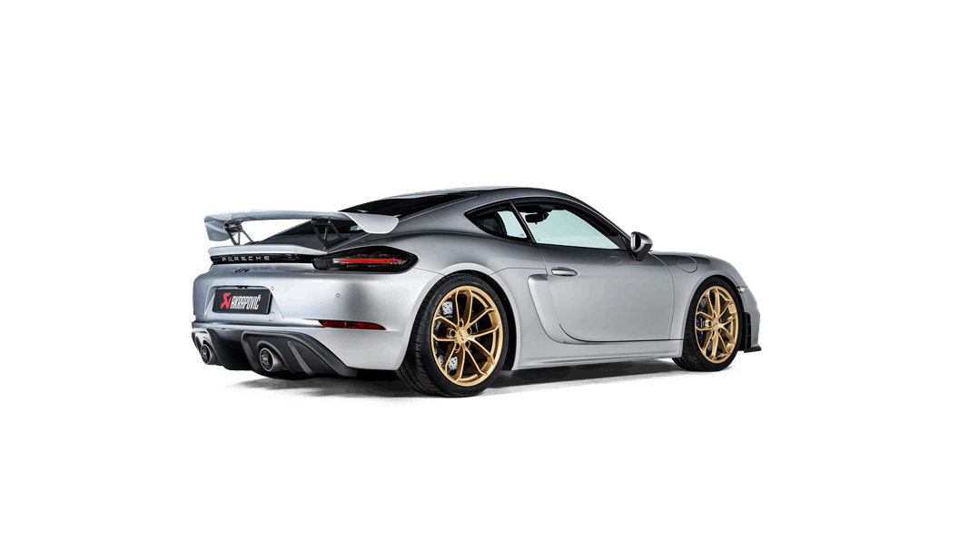 AKRAPOVIC DI-PO/CA/8/M Rear Carbon Fiber Diffuser (Matte) PORSCHE Cayman GT4 (718) Photo-1