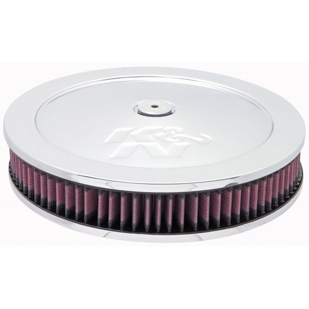K&N 60-1170 Round Air Filter Assembly 5-1/8"FLG,11"OD,3-1/4"H,W/VENT Photo-0