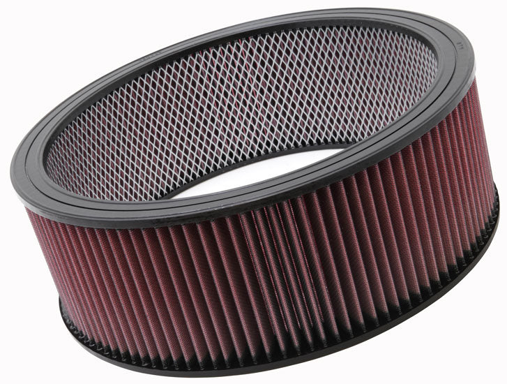 K&N E-3760 Round Air Filter 14"OD,12"ID,5"H; W/INNER WIRE Photo-0