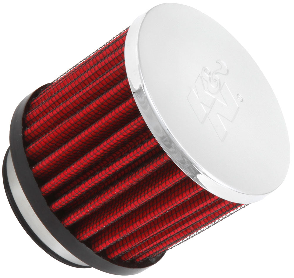 K&N 62-1480 Vent Air Filter/Breather1-3/4"VENT 3"D 2-1/2"H CHROME TOP Photo-0