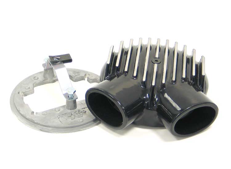 K&N 85-8927 UNIVERSAL PlenumPLENUM CHAMBER;DUAL;WEBER DGAV Photo-0