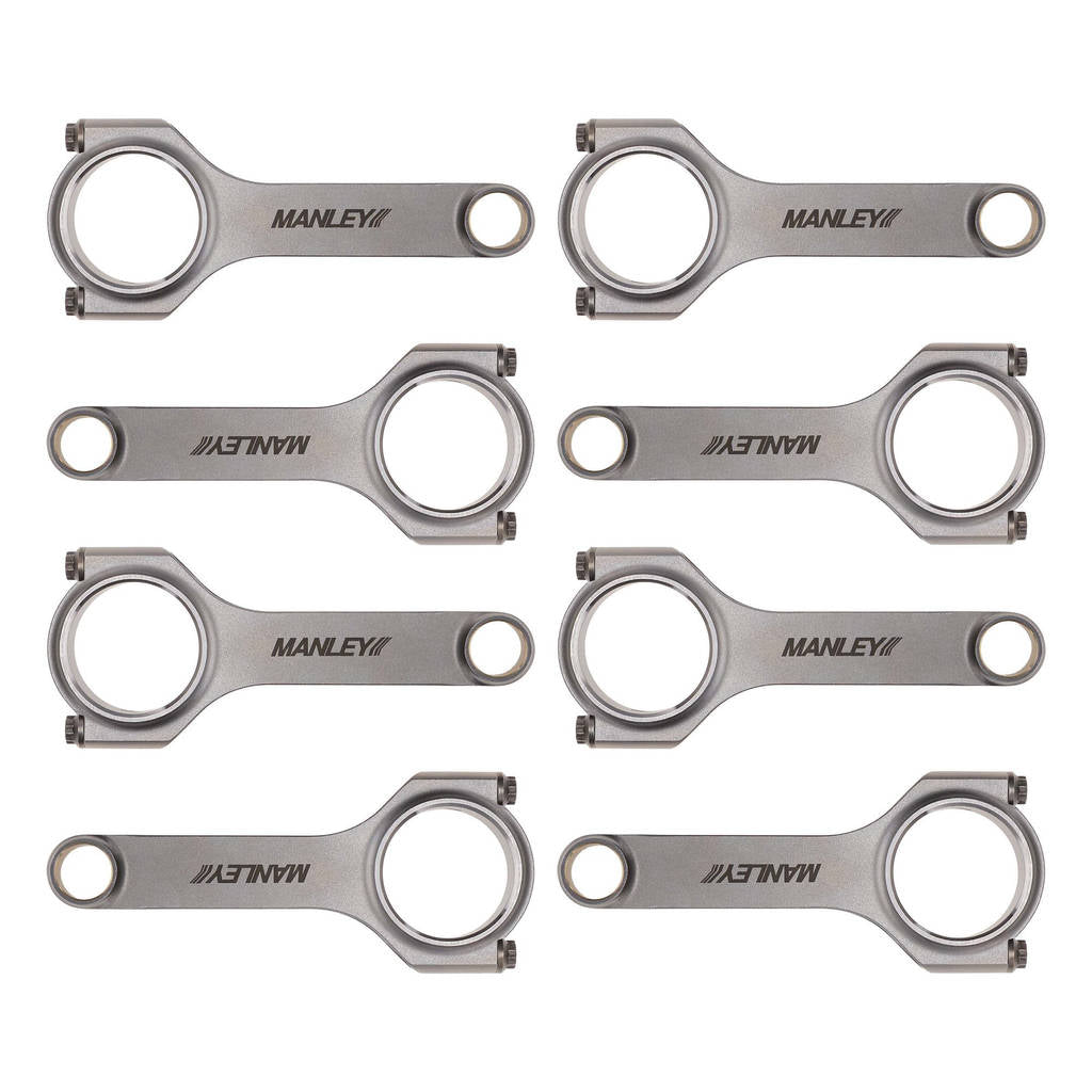 MANLEY 14051R-8 H-Beam Connecting Rod Set for CHEVROLET Small Block Photo-4