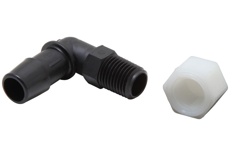 K&N 85-1120 Air Filter Vent KitVENT KIT; 90DEG PLASTIC, 1/2"FLG Photo-0