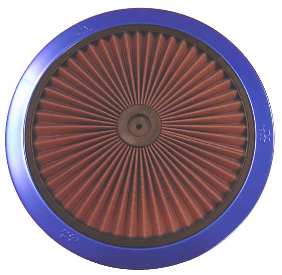 K&N 66-1401XB X-Stream Top Filter X-STREAM TOP 14"OD/BLUE Photo-0