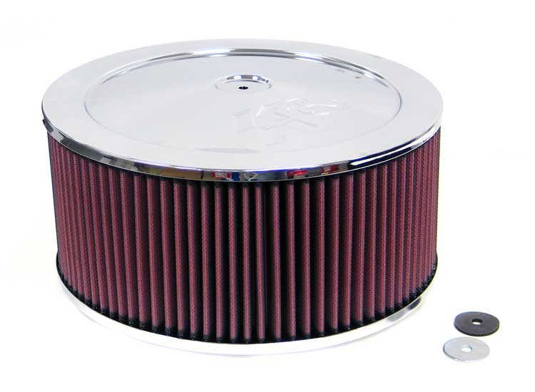K&N 60-1240 Round Air Filter Assembly 7-5/16 FLANGE 11 DIA 6 H Photo-0
