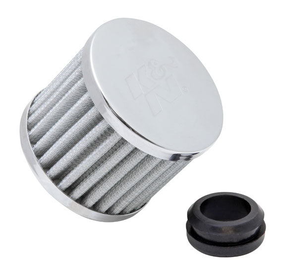 K&N 62-1590WT Vent Air Filter/BreatherBREATHER 1" FLG W/1"-1/4" GRMT; 3"OD X 2-3/8"H Photo-0