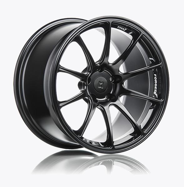 TITAN 7 TR101895035512072MB Wheel forged T-R10 HONDA CIVIC TYPE R (FK8) 18x9,5 Off 35 5x120 72,56 Machine Black Photo-1