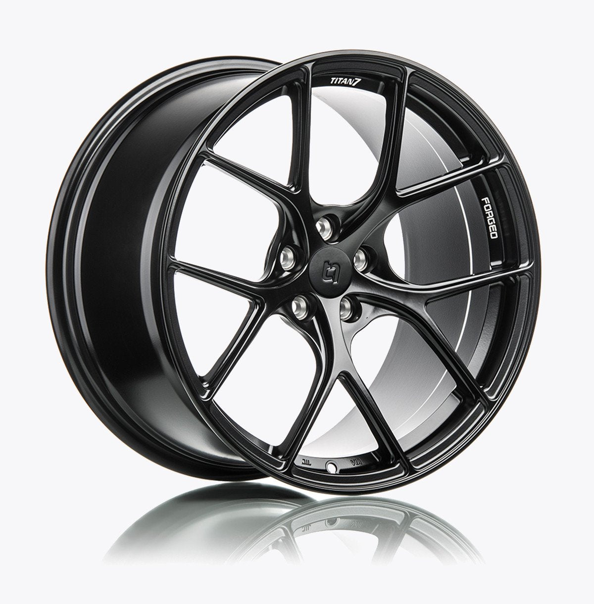 TITAN 7 TS501895040511473ST Wheel forged T-S5 SUBARU WRX STI 18x9,5 Off 40 5x114.3 73 Satin Titanium Photo-1