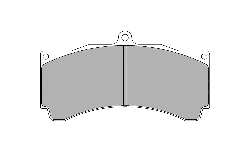 FERODO FRP3077R Brake Pads DS3000 for Caliper AP Racing CP5575-1004 / CP5070 Photo-0