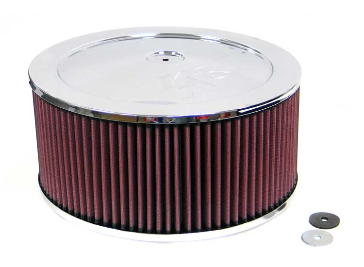 K&N 60-1210 Round Air Filter Assembly 5-1/8"FLG,11"OD,7-1/4"H,W/VENT Photo-0