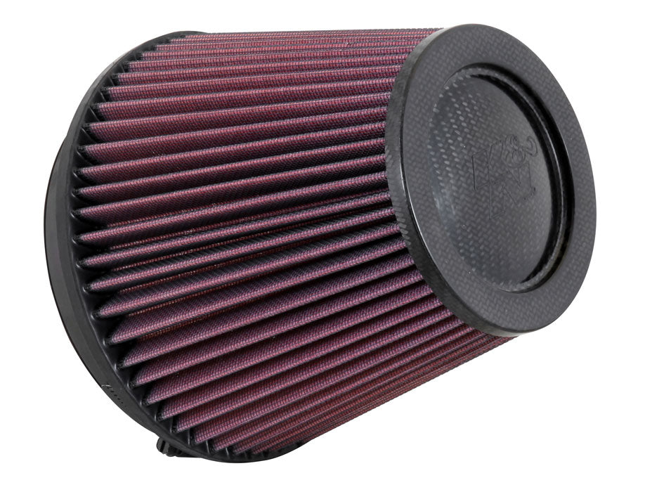 K&N RP-5168 UNIVERSAL Air Filter - CARBON Fiber Top6"FLG, 7-1/2"B, 5"T, 6"H Photo-0