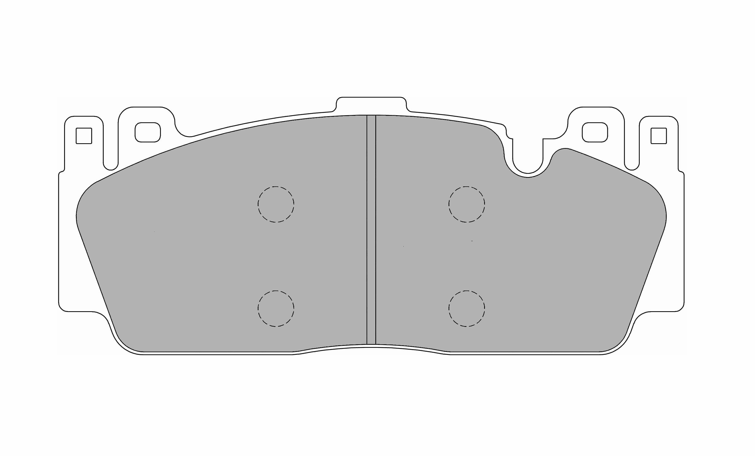 FERODO FCP4712H DS2500 Brake Pads Front for BMW M5 (F10) / M6 (F12/F13) Photo-0 