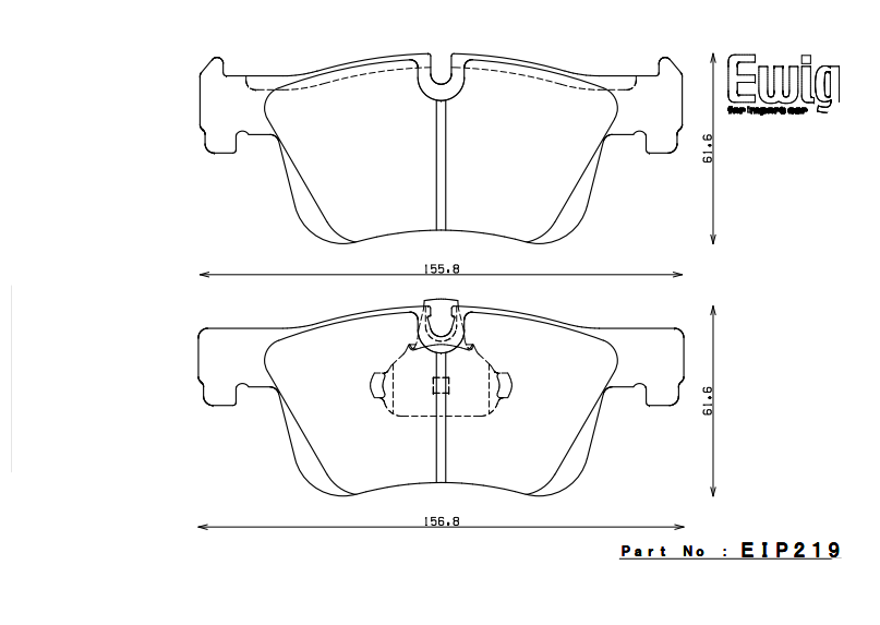 ENDLESS EIP219MX72 Front brake pads BMW F30/F31 Photo-0