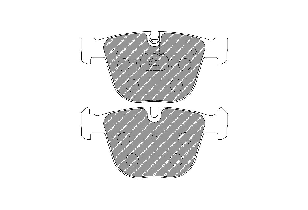 FERODO FCP1672W Rear Brake Pads DS1.11 for BMW M3 (E92) / M5 (E60) Photo-0