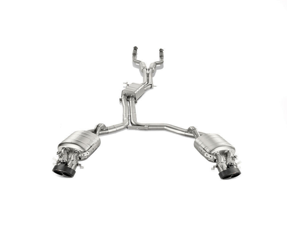 AKRAPOVIC S-AU/TI/6H Evolution Line (Titanium) AUDI S7 Sportback (C7) 2013-2017 ECE Type Approval Photo-1