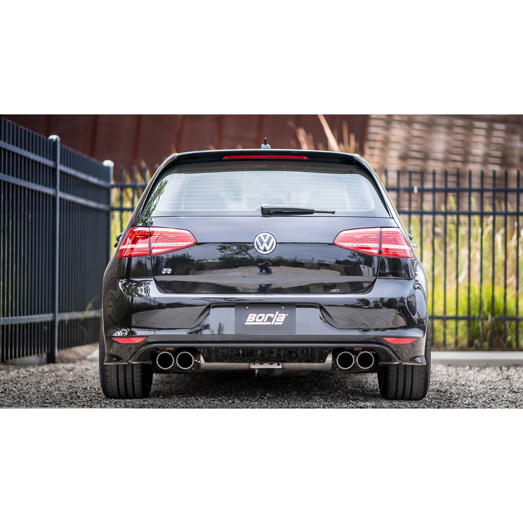BORLA 140643Cat Back VW GOLF R20 MkVII L4-2.0 (Turbo) 14- sound S-Type Photo-1