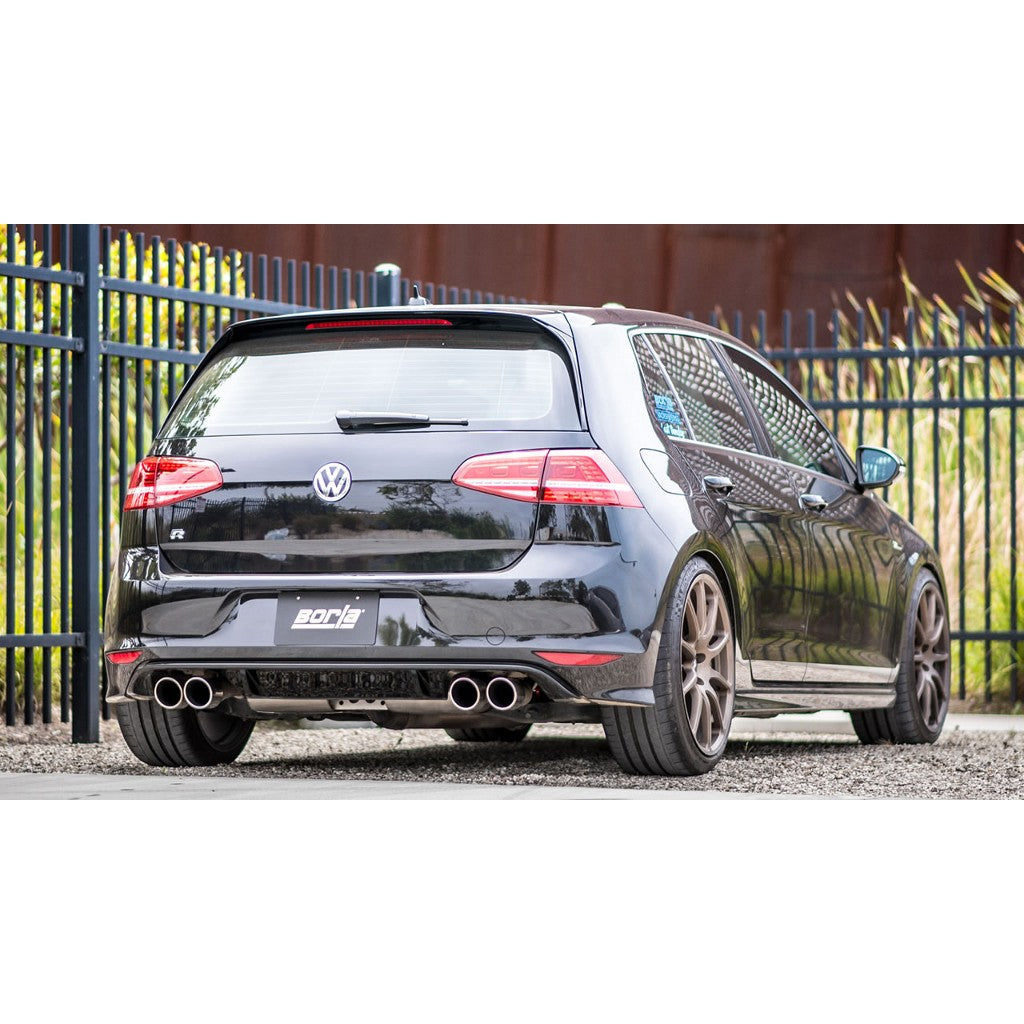 BORLA 140643Cat Back VW GOLF R20 MkVII L4-2.0 (Turbo) 14- sound S-Type Photo-2