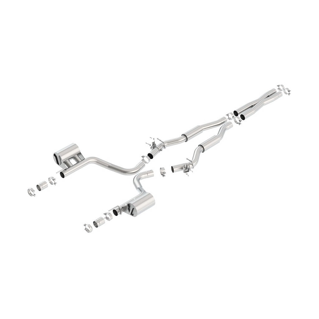 BORLA 140642 Cat Back Challenger HELLCAT V8-6.2 SuperCharger 15 S-Type Photo-0