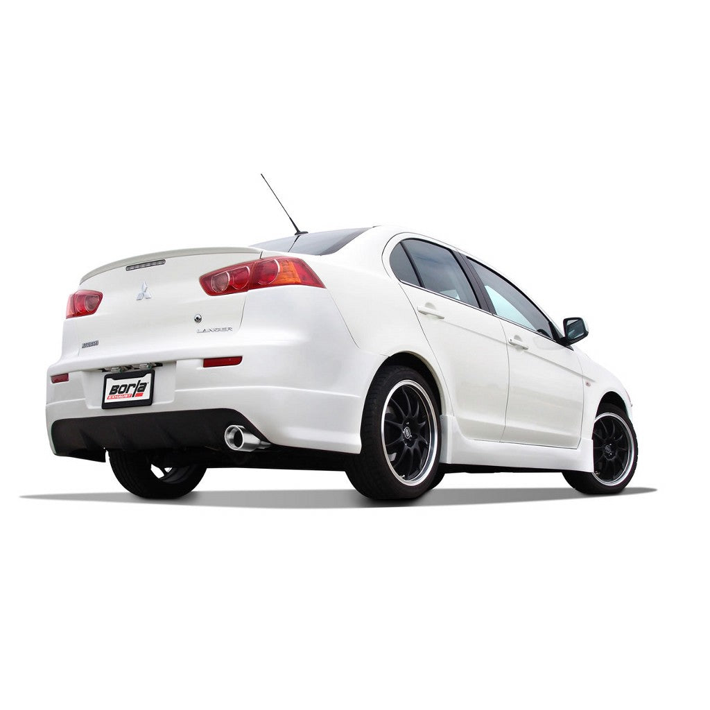 BORLA 11782 Cat Back Exhaust System, Lancer 2.0L / 2.4L Non-turbo FWD Tip №03, 2008-11, sound S-Type Photo-1